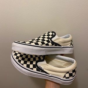 checkered vans